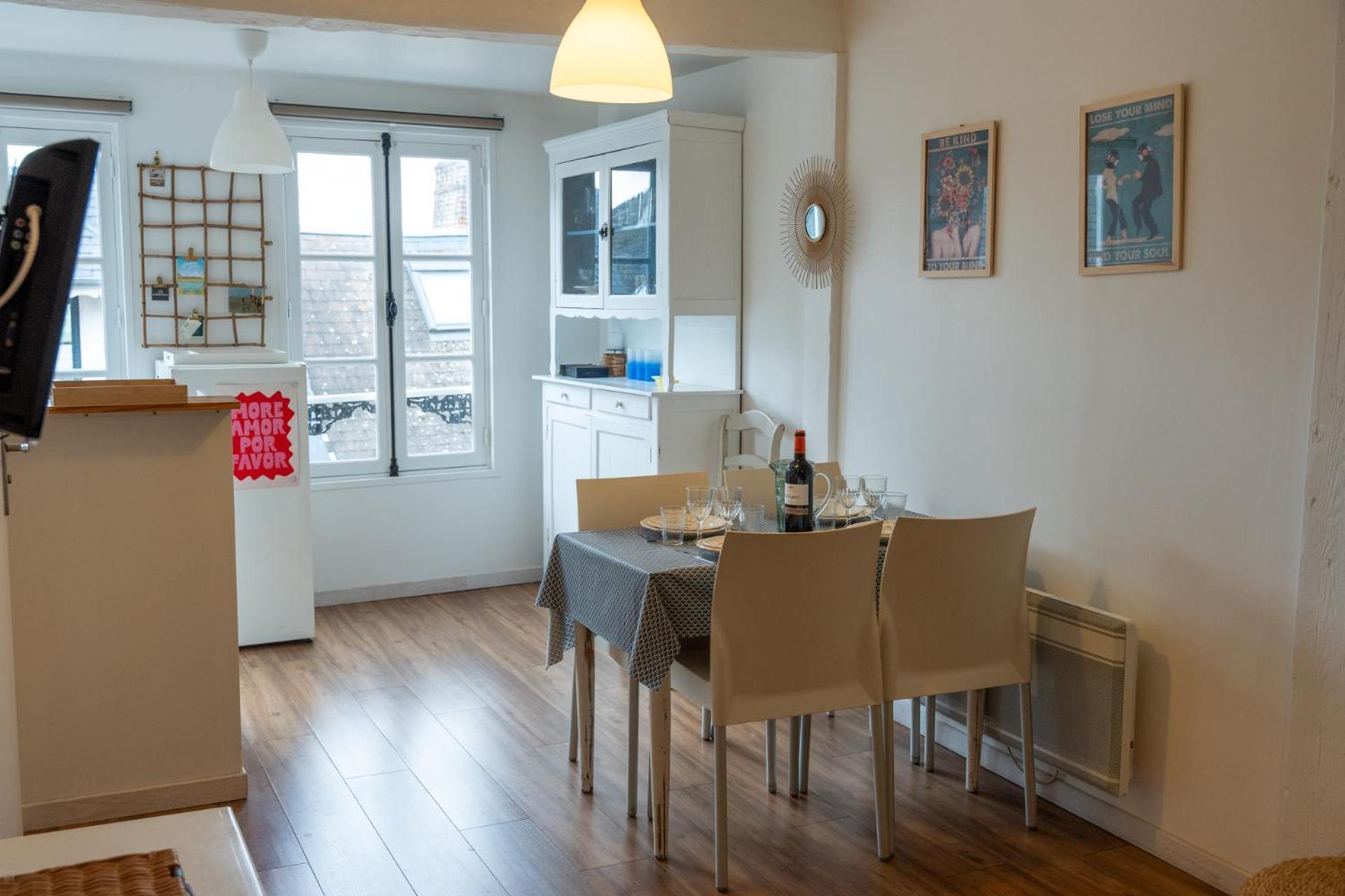 Bleu Bonheur, Appartement Cosy Au Coeur De La Baie سانت فاليري سور سوم المظهر الخارجي الصورة