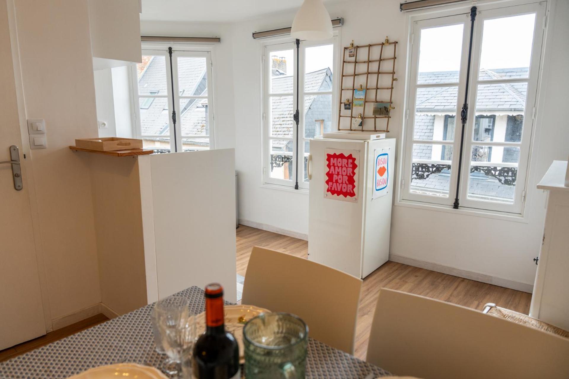 Bleu Bonheur, Appartement Cosy Au Coeur De La Baie سانت فاليري سور سوم المظهر الخارجي الصورة